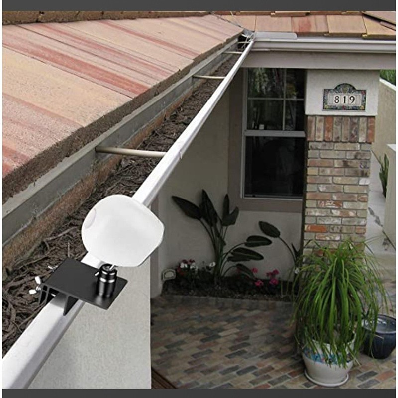 Lightweight Aluminum Solar Mount for Security Camera Gutter Mount 360 Rotation gallery