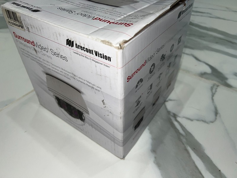 New Arecont Vision AV20585PM 20 Megapixel Surface Mount Network IP 180° – 360°