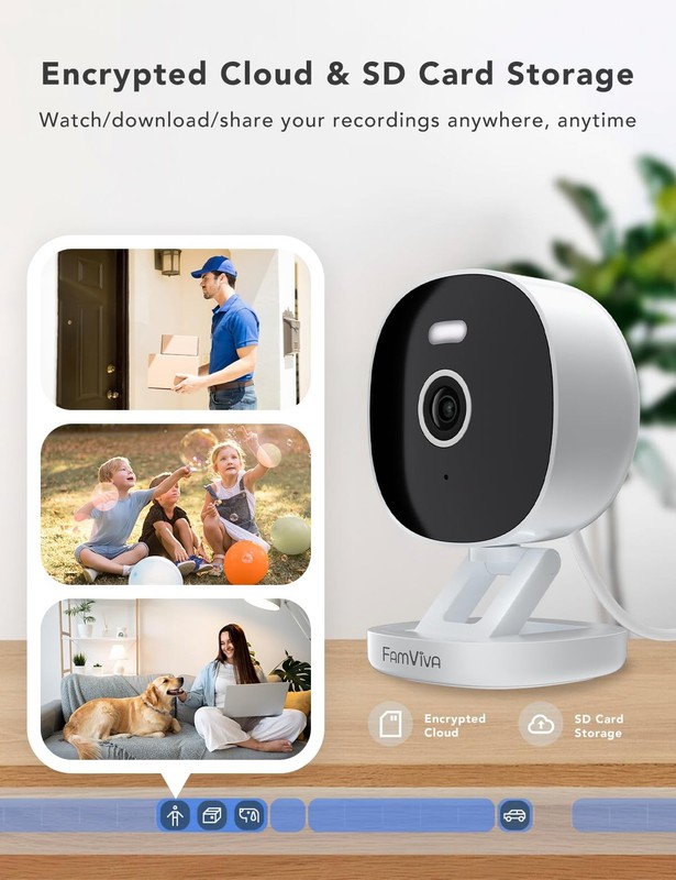 4x Camaras De Seguridad 2K HD WiFi Inalambricas Para Exterior Con Alexa y Alarma gallery