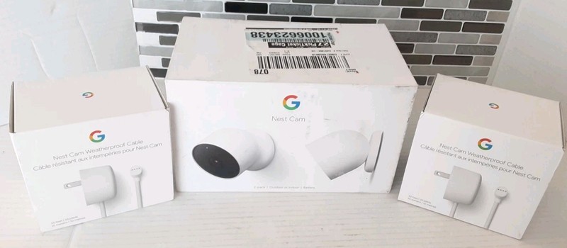 Google Nest Cam Indoor & Outdoor Wireless Smart Home Security 2-Pack NEW! Plus++ gallery