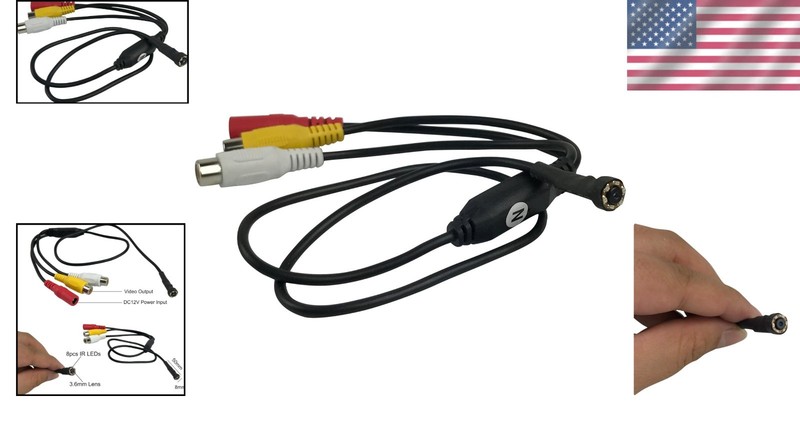 HD Mini CCTV Security Camera with Night Vision & Motion Detection - 3.6mm Lens gallery