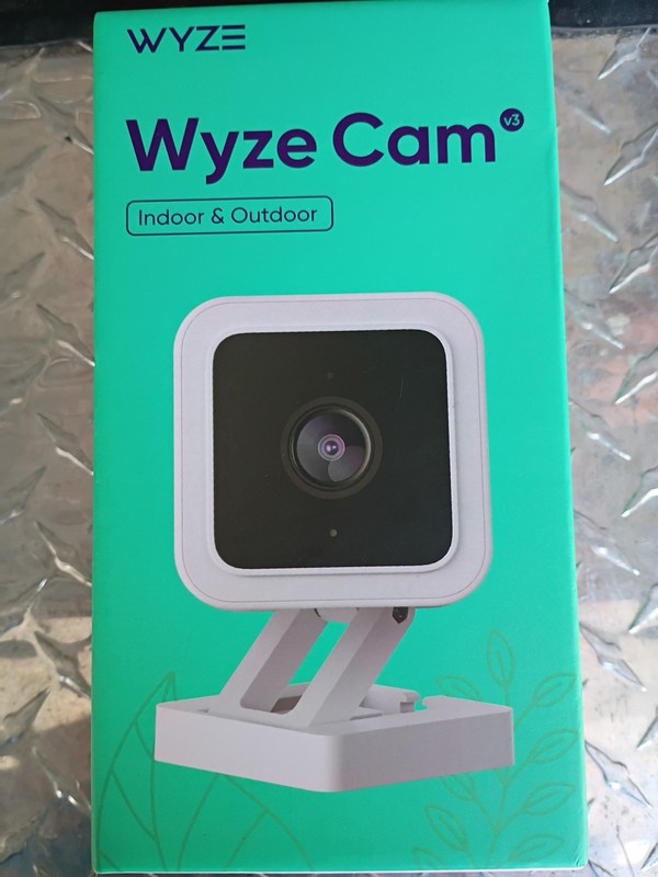 WYZE Cam v3 w/Color Night Vision Wired 1080p Indoor/Outdoor Video Camera-NEW