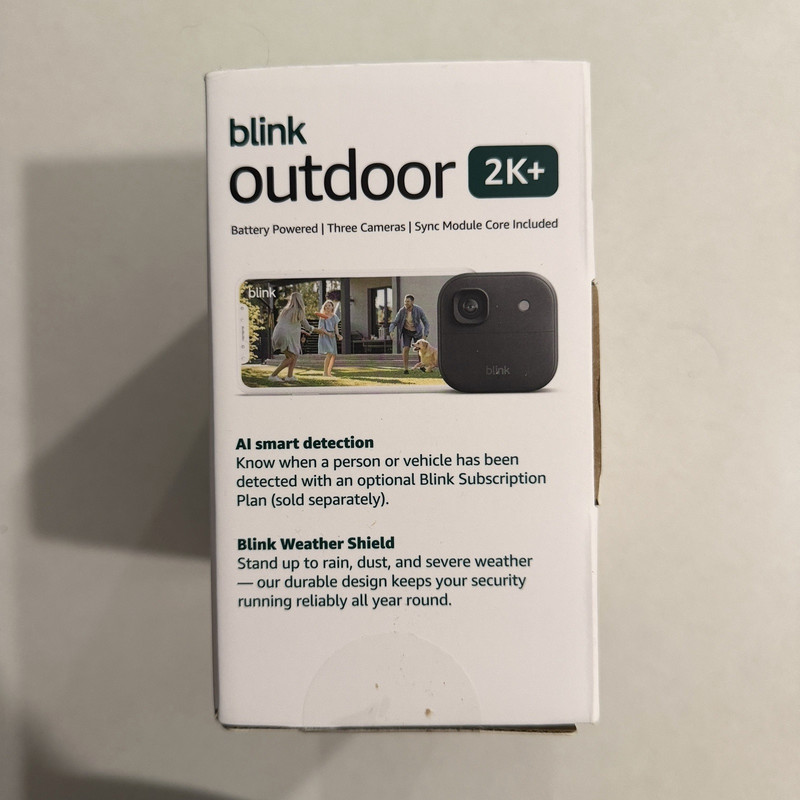 BLINK OUTDOOR 2K+ WIRELESS SECURITY CAMERA 3 CAMERA SYSTEM NEW gallery