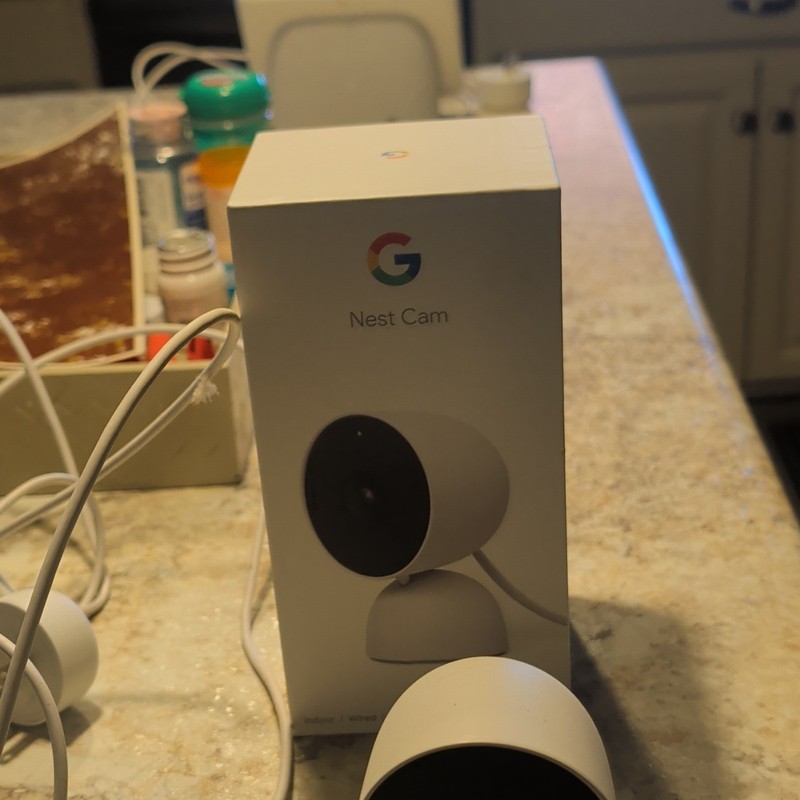 Google Nest Cam Indoor 1080p Wi‑Fi IP Surveillance Camera w/ Mic, White gallery