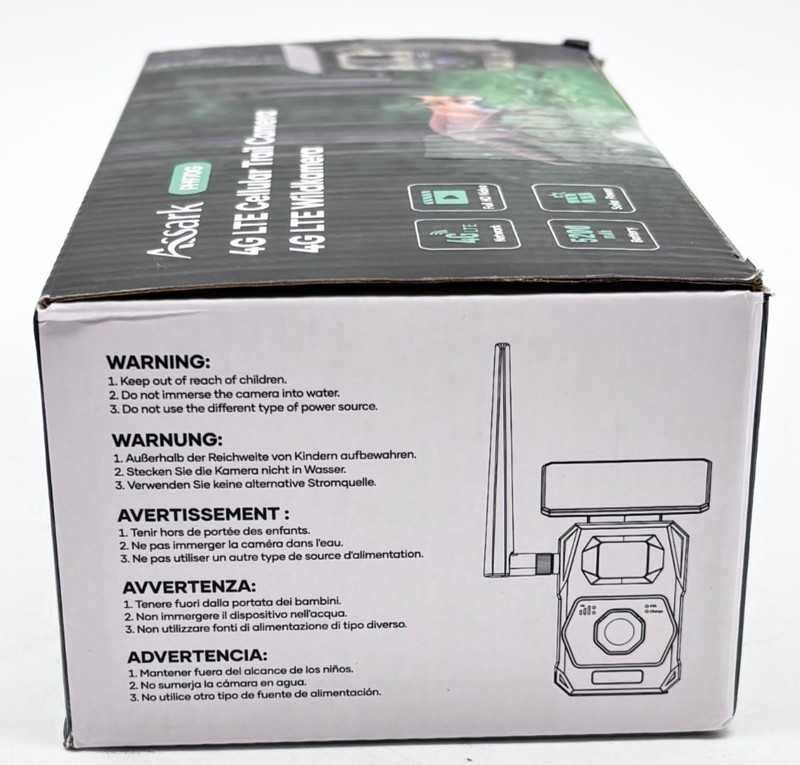 ASSARK PH970G 4G LTE 48MP Trail Camera With Solar gallery