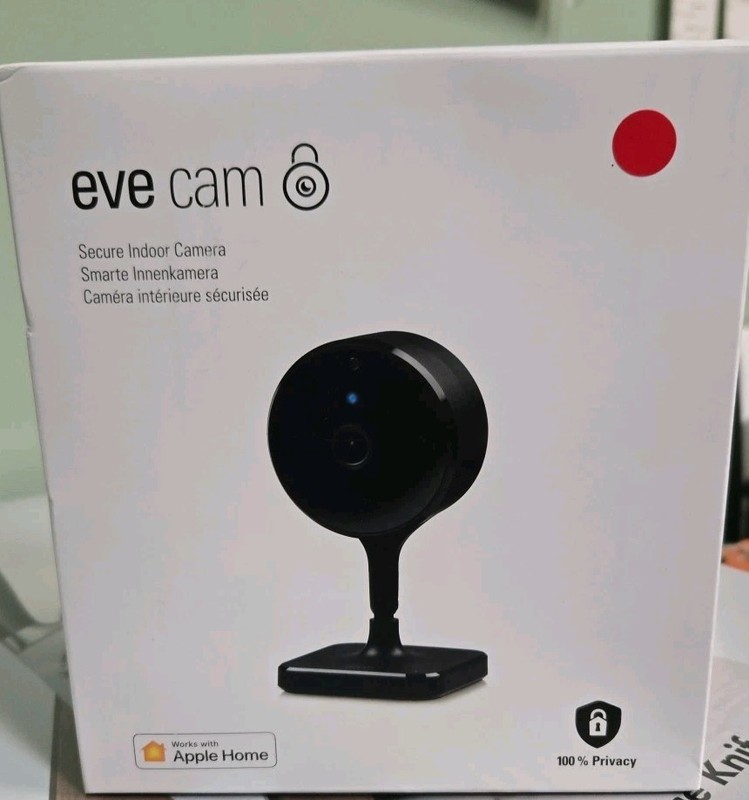 Eve Cam (Apple Home) – Smart Indoor Camera, 1080p Resolution, Motion Sensor (C3)