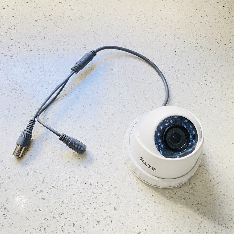 🔥LTS Dome White 4MP IP High Definition Color Night Vision Camera gallery
