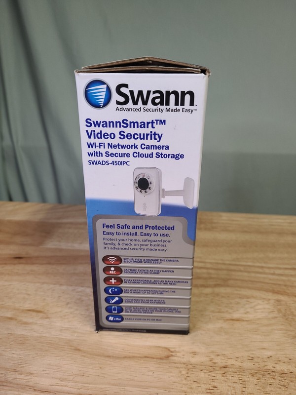 SWANN SWADS-450IPC UK ADS-450 SwannSmart Wi-Fi Network Camera Secure Cloud . gallery
