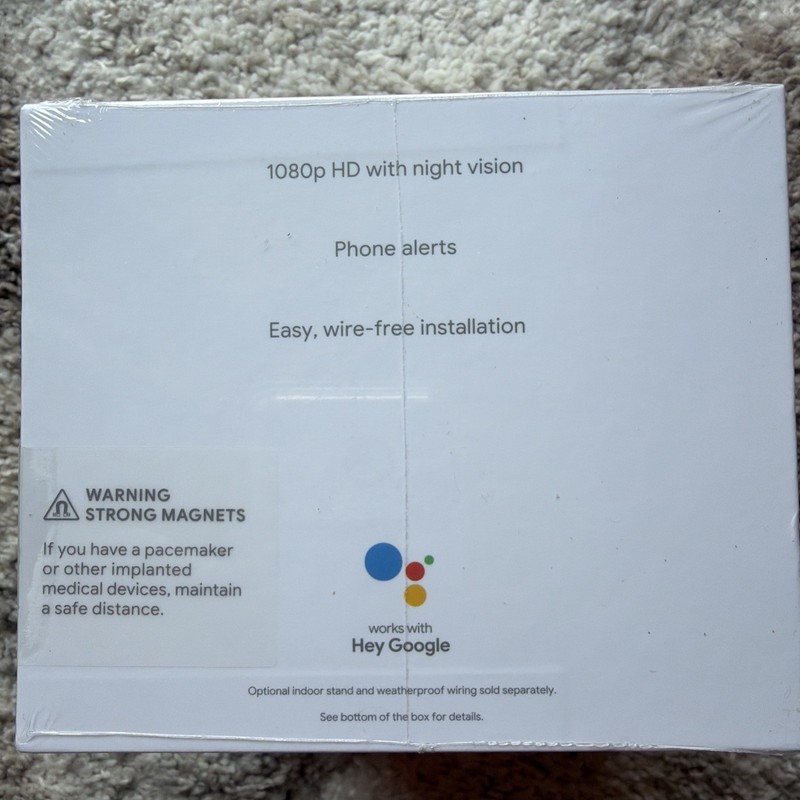 Google Nest Cam Indoor Outdoor Security Camera G3AL9*New Factory Sealed gallery