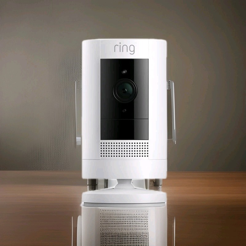 Ring Stick Up Cam, Weather-resistant, Live View, Color Night Vision -White