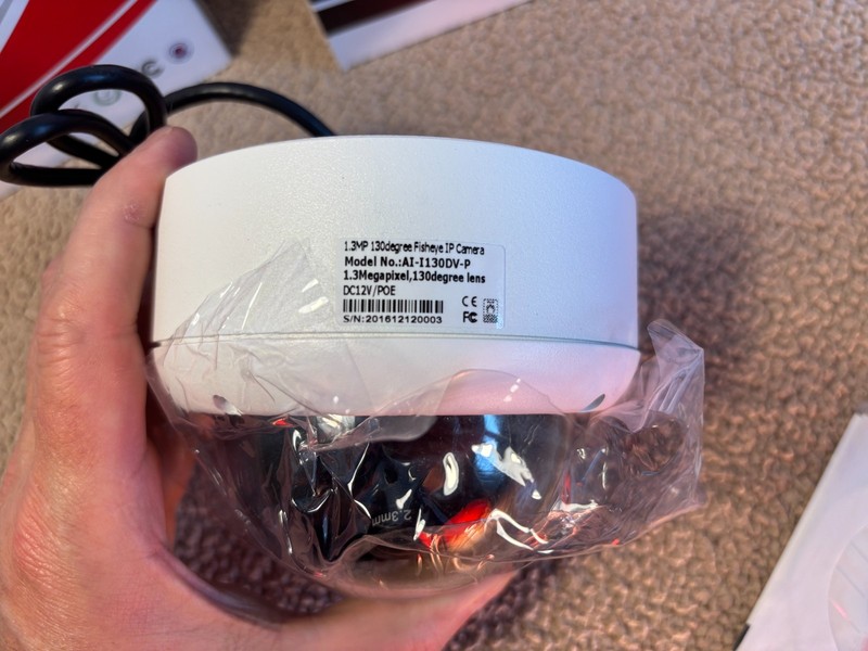 New 1.3MP 130 Degree Fisheye IP Camera, Set of QTY-4 gallery