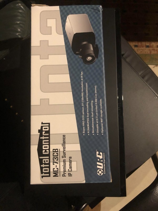 Total Control/Universal Remote Control MC-73CB Premium IP Surveillance Camera