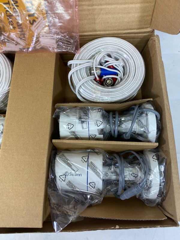 Swann PRO-T890CAM Lot of 4 Security Cameras w/ All Cords & Screws - NEW gallery