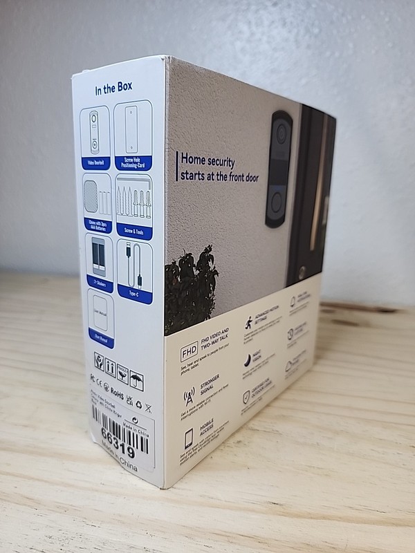 Allesin Wireless Doorbell Camera With Chime Battery Powered gallery