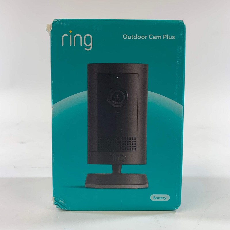 New Ring Outdoor Cam Plus Battery Home Security Camera
