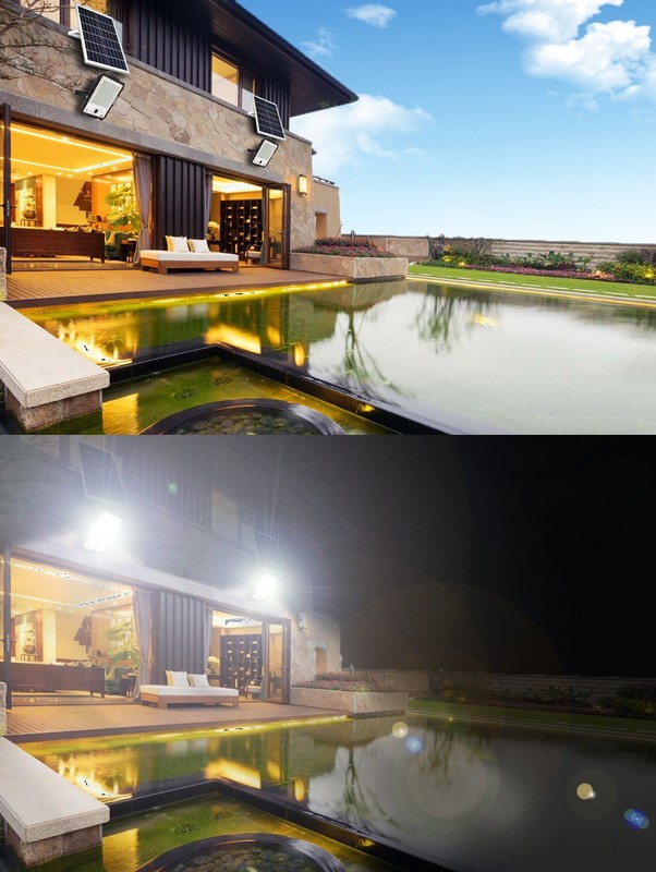 Solar Flood Light with 1080P WiFi Security Camera 40W Solar Panel gallery