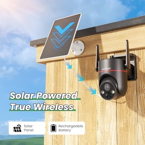 4G LTE Camaras De Seguridad Solar Panel 360 SIN WIFI Para Casa Exterior Con SIM gallery