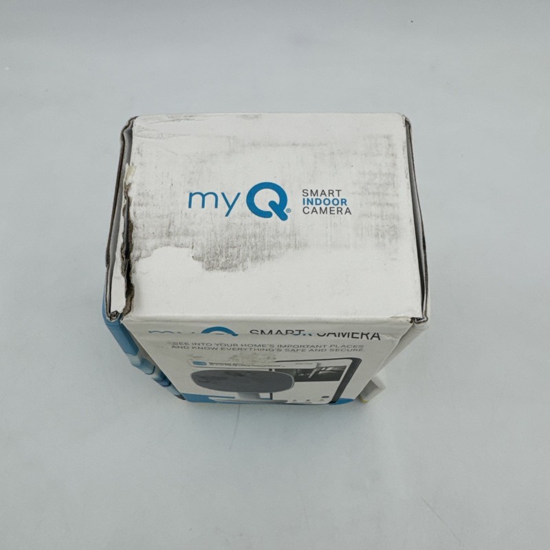 Chamberlain myQ Smart Indoor Home Security Camera White Smart Detection Video gallery