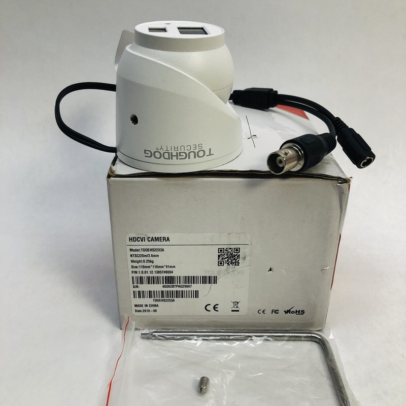 TOUCHDOG SECURITY TDOEHS2203A HDCVI CAMERA 110MM’ 110MM’ 91MM’ P/N:1.0.0.1.12.13