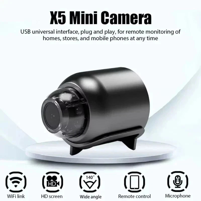 1080P Mini Camera CCTV WiFi HD IP Night Vision Camcorder Home Security Cam US gallery