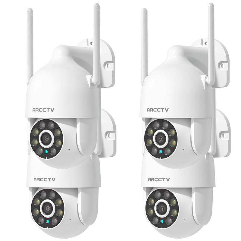 ARCCTV Wireless PTZ Security Camera System Home WiFi PIR CCTV Camera 2 Way Audio