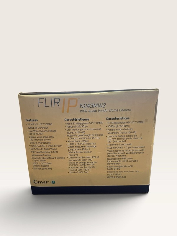 Flir IP Digimerge N243MW2 1080p WDR Audio Vandal Dome Camera 60ft Night Vision gallery