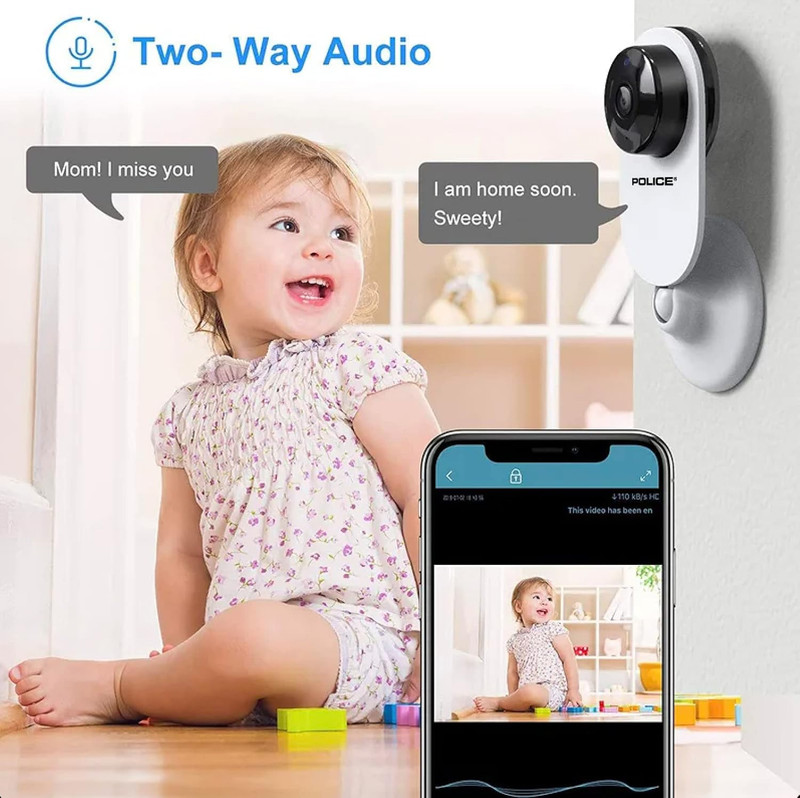 Wifi Security Camera Hd 1080P Compact Indoor Plug-In Smart Security Camera Syste gallery