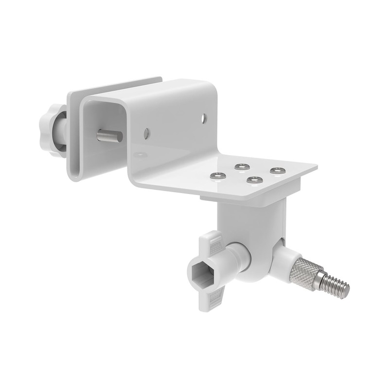 Gutter Mount for Outdoor Security Cameras, No-Drill, 360° Adjustable, White