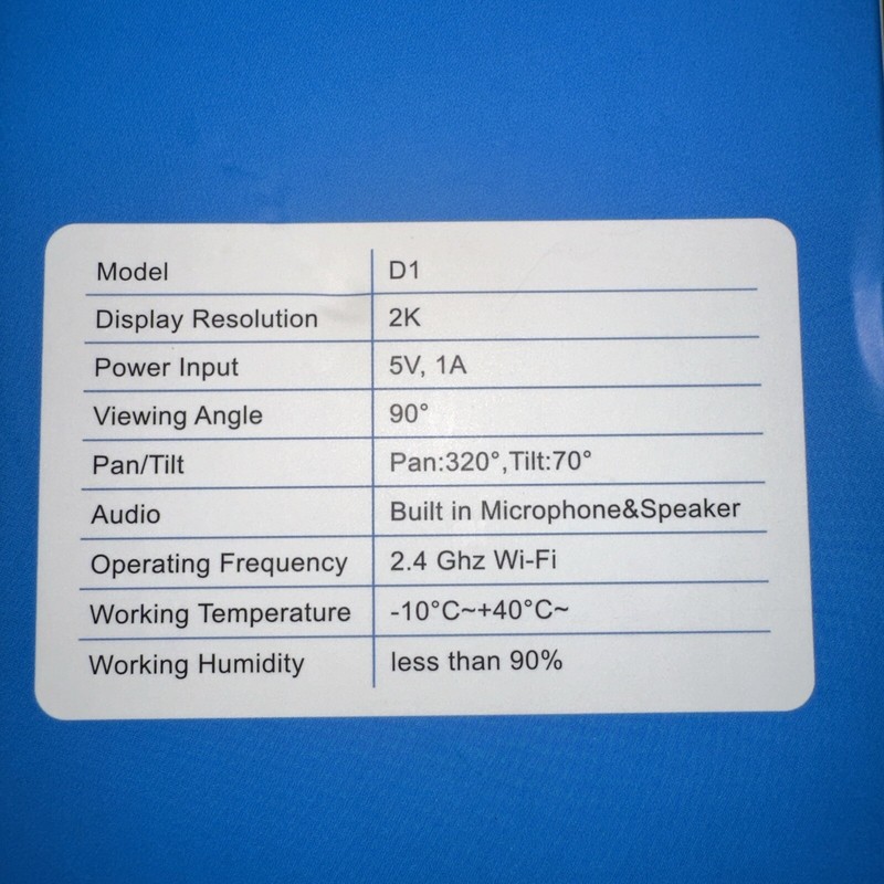 Cinnado D1 2k Indoor Security Camera gallery