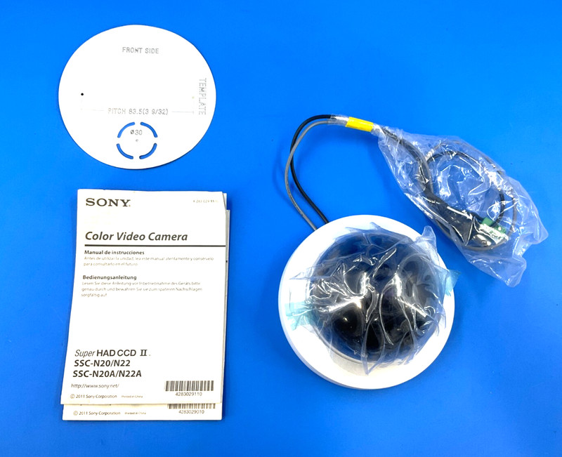 Sony High Resolution Color CCD Camera SSC-N22A ✅❤️️✅❤️️ NEW!!! OPEN BOX!!!