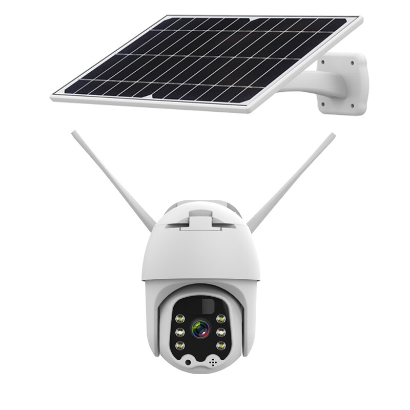 4G PTZ Solar Camera Color Night WiFi 1080P HD CCTV Surveillance Waterproof gallery