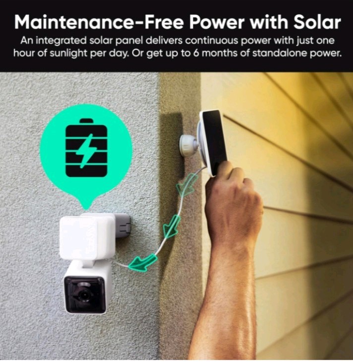 Wyze Solar Cam Pan Solar & Battery Powered 360 Pan/Tilt Coverage Night Vision gallery