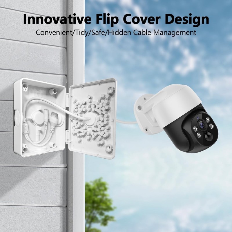 (Universal PTZ Camera Junction Box) Security Camera Bracket Outdoor, Plastic ... gallery
