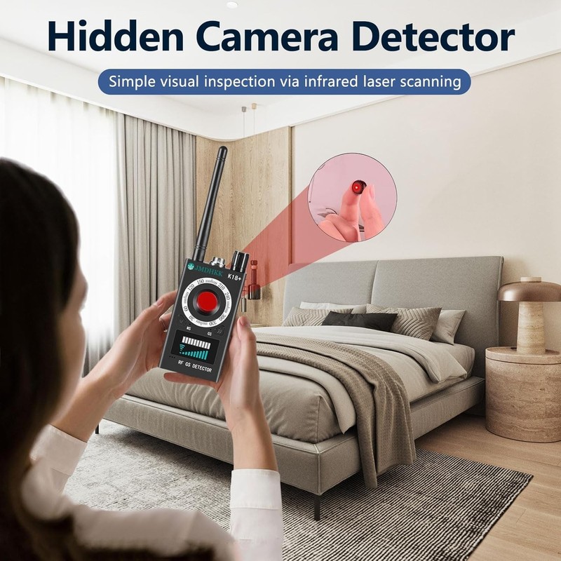 K18+ Hidden Camera Detector, Spy Camera Finder, Bug Detector, Magnetic Field De gallery