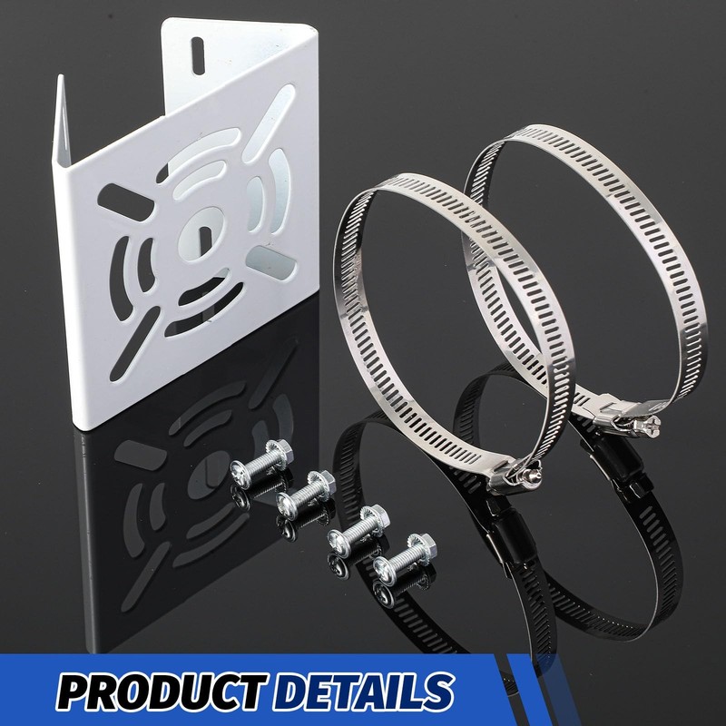 3 Pcs Universal Vertical Pole Mount for Wall Mounting Bracket with 6 Loops So... gallery