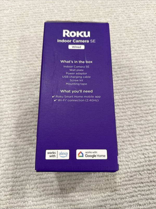New Roku CS100R Indoor Camera SE WiF,i NIB, Security Camera gallery