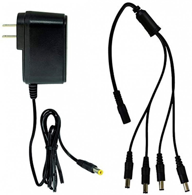 Night Owl Security SPF-CAMP-2A Camera Adapter with 4-Way Power Black