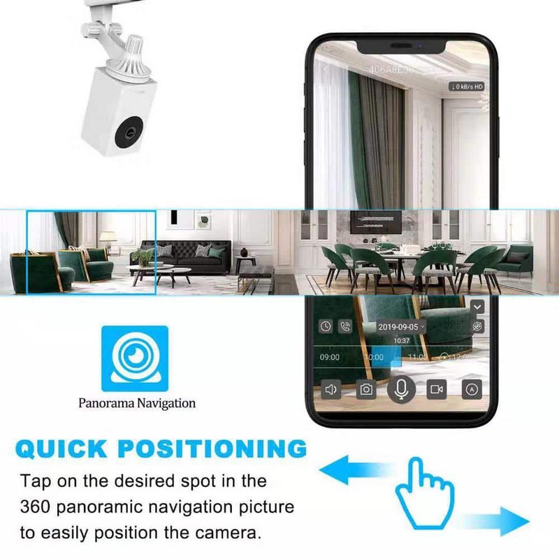 NexHT 1080P WiFi Security Camera Pan Tilt Zoom Night Vision 2-Way Audio Indoor gallery