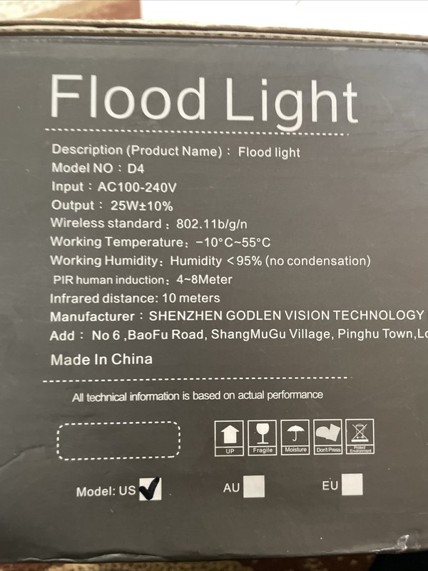 Floodlight Camera, Outdoor Security Camera 1080P, Motion-Activated Lights /y gallery
