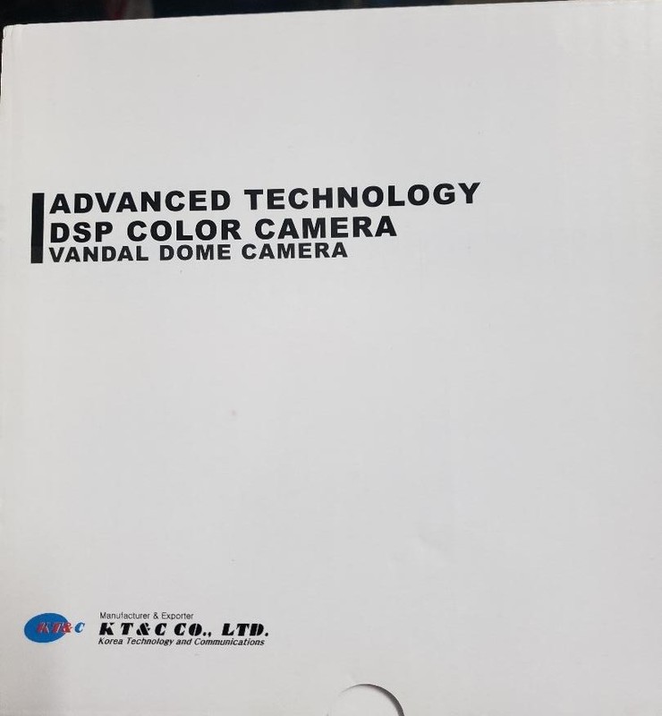 KT&C Model KPC-VNW101NHV18, WDR, DSP DOME outdoor security color CCD camera gallery