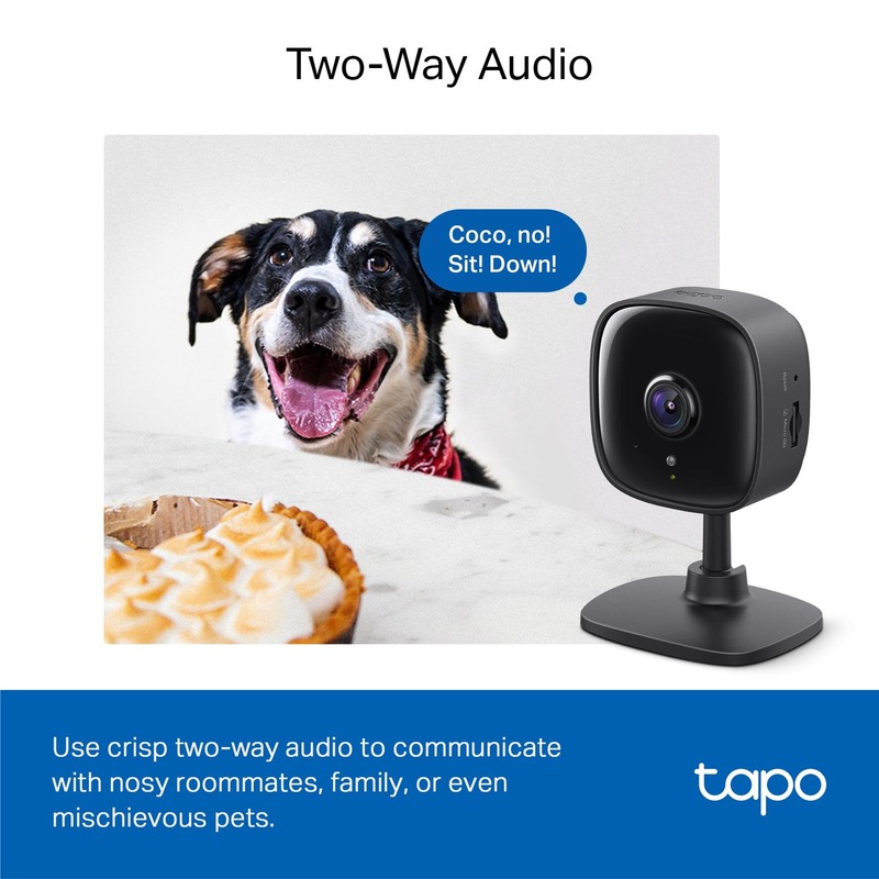 1080P Indoor Wired Security Camera - Works as a Baby Monitor & Pet Camera, Mo... gallery