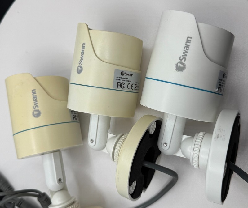 LOT OF 3 For Swann Security Camera SRPRO-850CAM Tested USED gallery