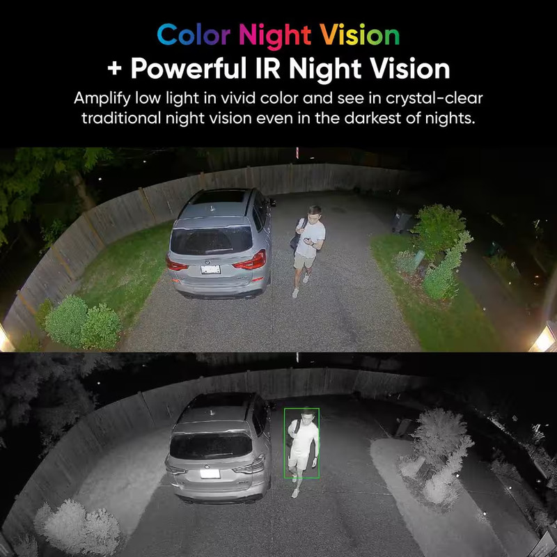 Wired Outdoor Wi-Fi Floodlight Pro Home Security Camera with 2K Resolution, App gallery