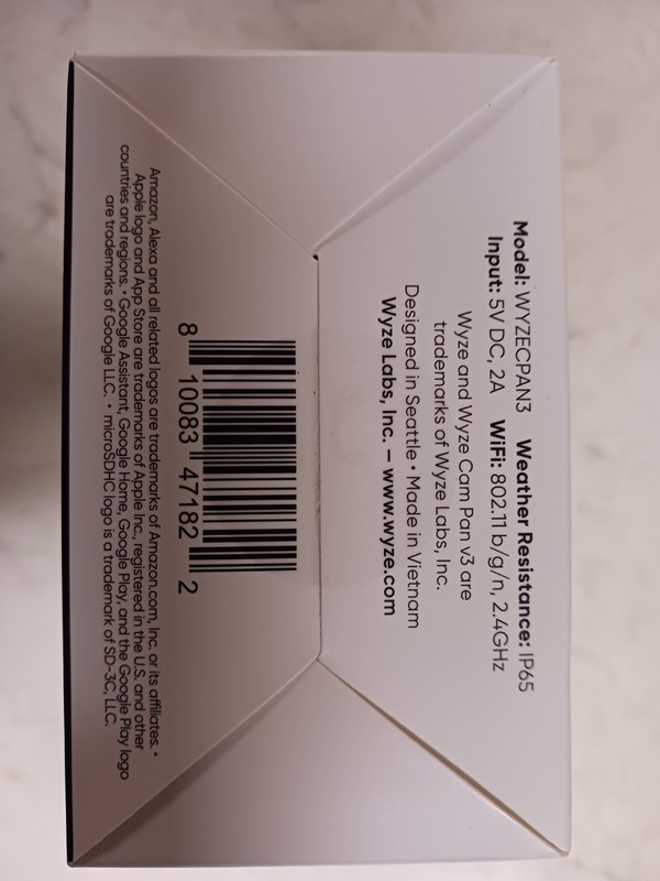 New Sealed WYZE Cam Pan V3 gallery