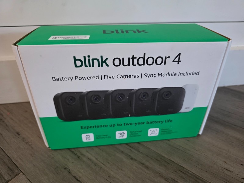Blink Outdoor 4 (4th Gen) 5-Camera Security System w/ Sync Module Core *NEW*