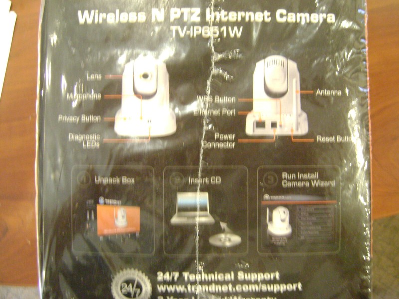 TRENDnet Wireless N Pan, Tilt, Zoom Network Surveillance Camera with 1-Way Audio gallery