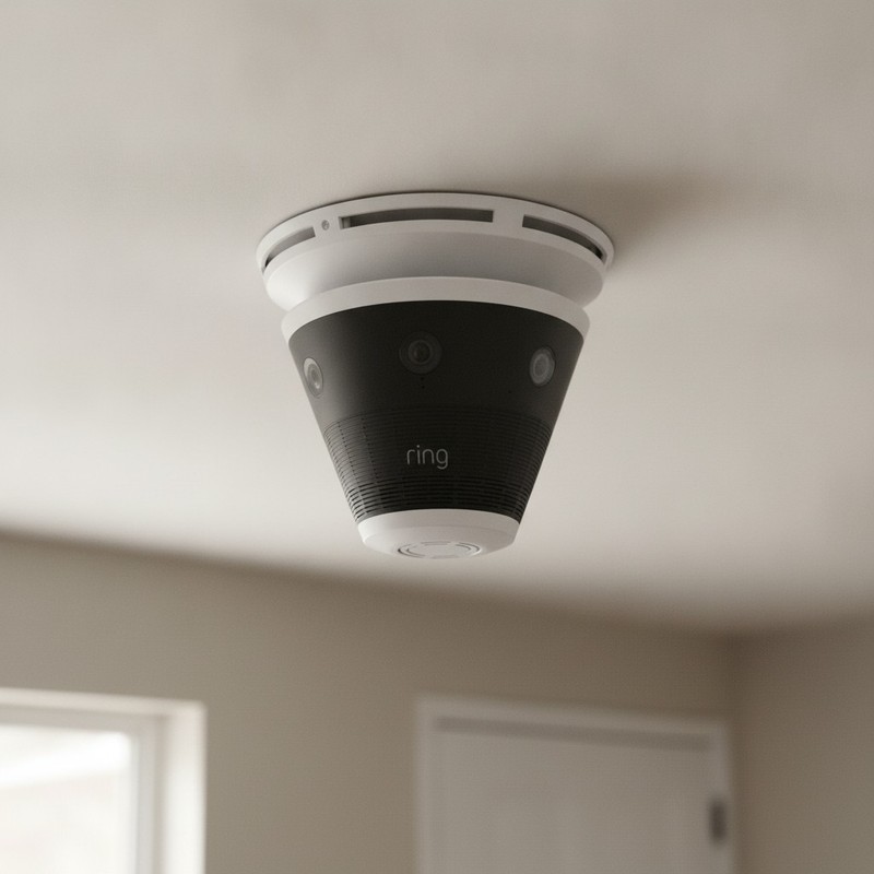 Panoramic 360 Degree Surveillance Camera System with Six 4K Retinal Lenses fo…