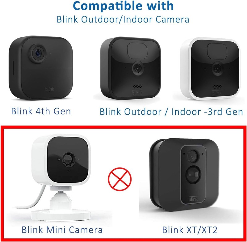 All New Blink Outdoor 4th & 3rd Gen Camera Mount Bracket,5 Pack Full Weather ... gallery