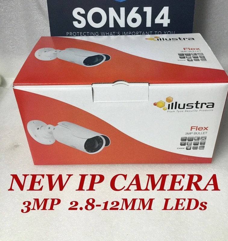 Illustra America Dynamics IFS03B1ONWIT Security IP Color Camera 3MP 2.8-12mm NEW