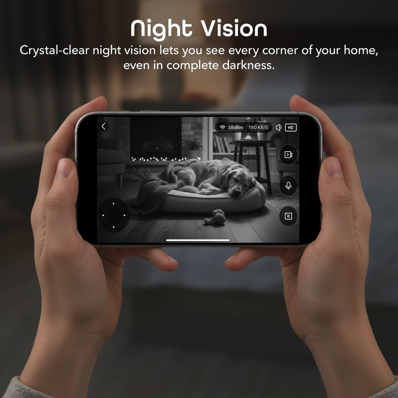 Geeni Scope Ultra 2K Smart 355° Pan & Tilt Auto-Follow Indoor Security Camera gallery